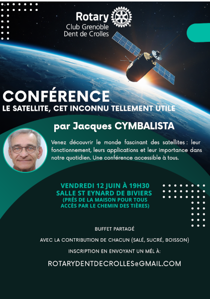 Conférence "Le satellite, cet inconnu tellement utile"