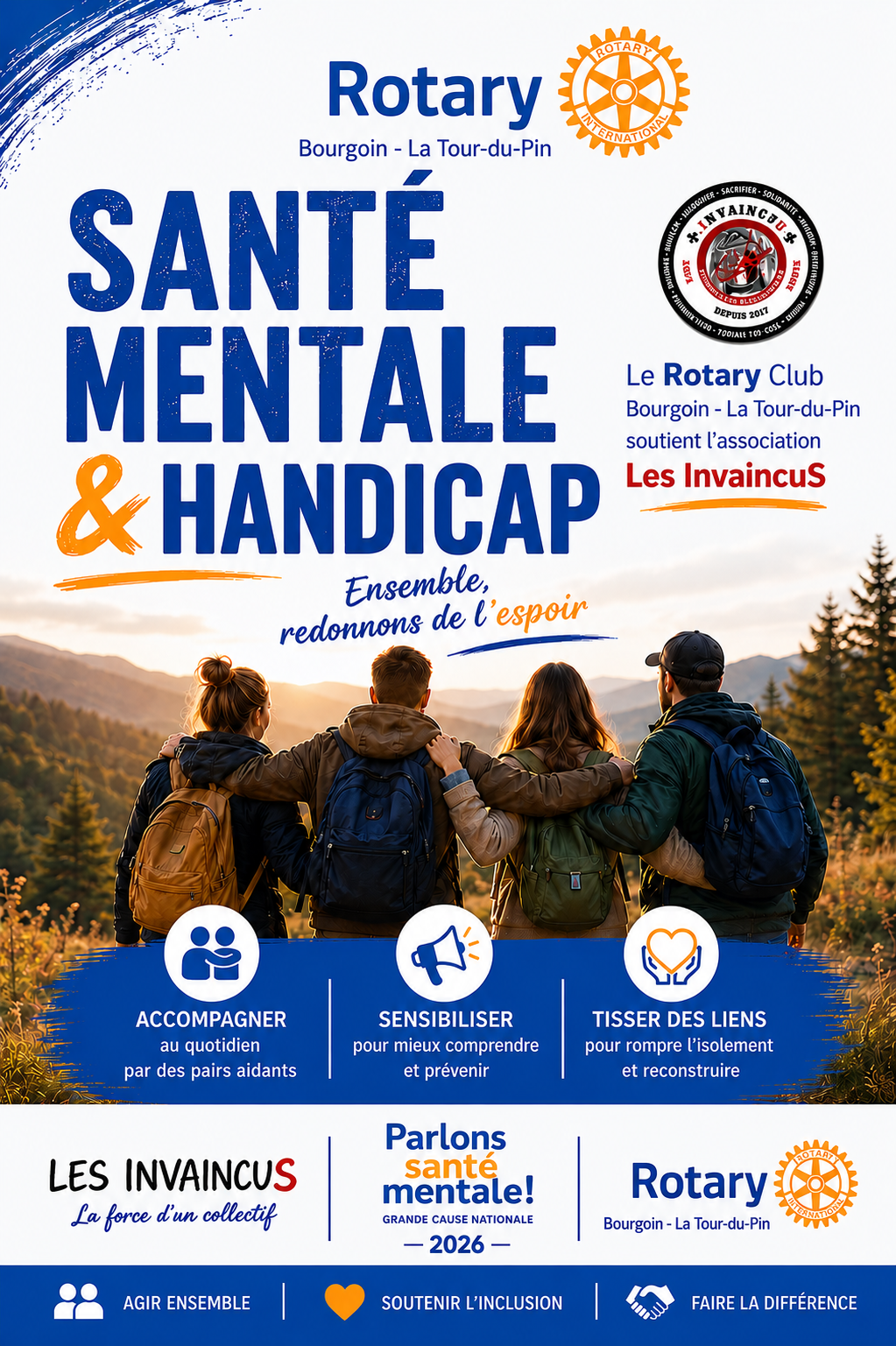 La santé mentale : une cause qui nous mobilise