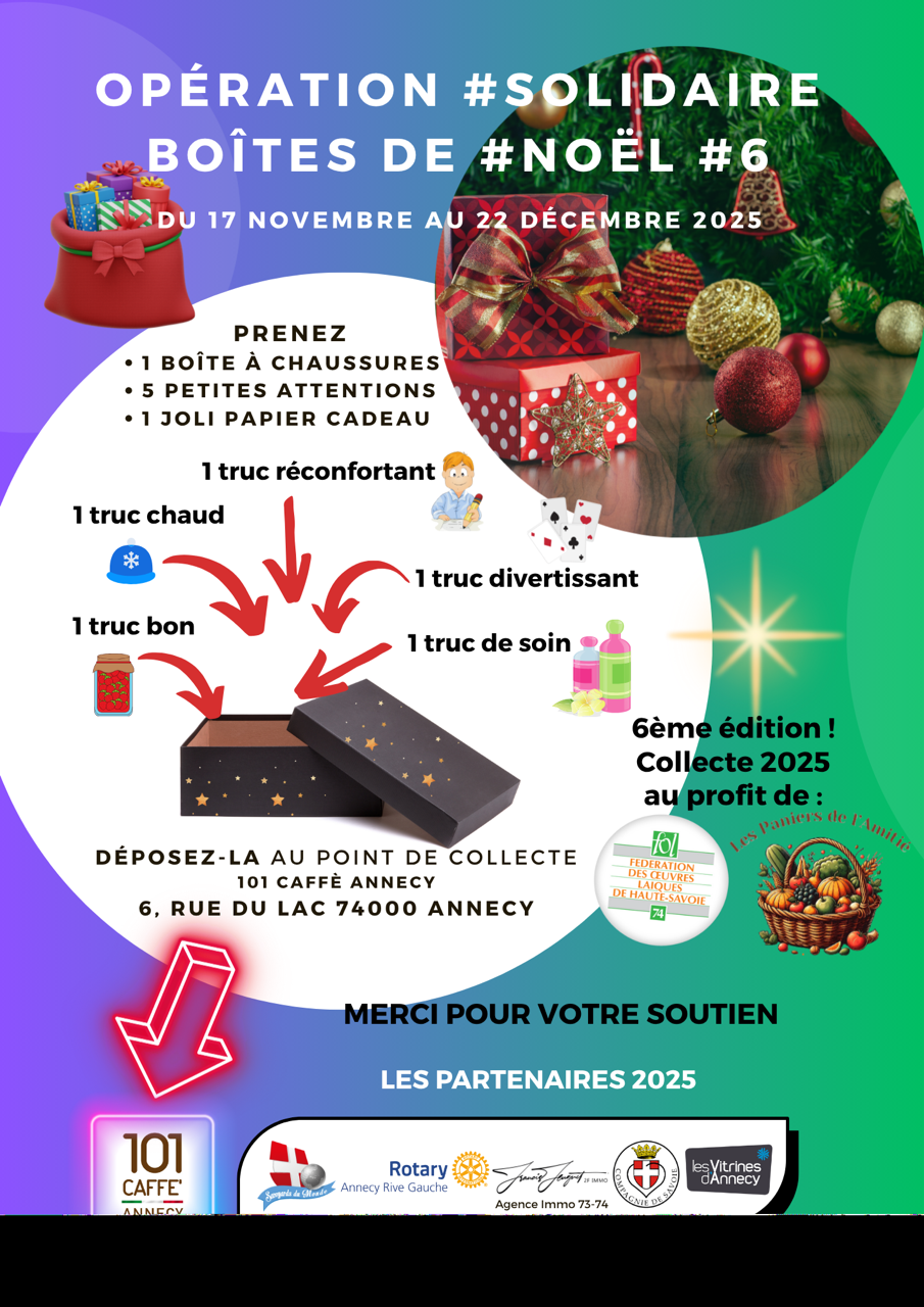 OPERATION BOITES DE NOEL SOLIDAIRES