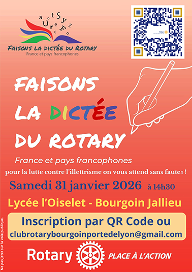 La dictée du Rotary
